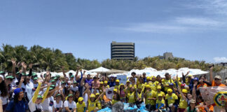 Instituto Povo do Mar promove ação na Praia do Futuro no Dia Mundial da Limpeza
