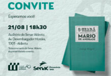 Literatura, memória e identidade: Senac e Fundação Waldemar Alcântara lançam livro sobre passagem de Mário de Andrade pelo Ceará