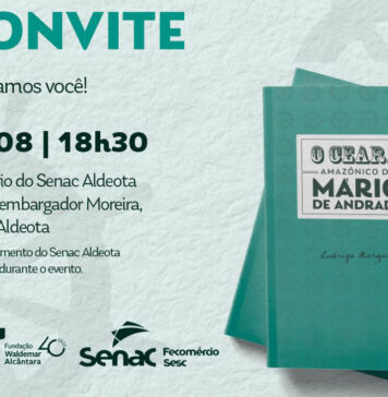 Literatura, memória e identidade: Senac e Fundação Waldemar Alcântara lançam livro sobre passagem de Mário de Andrade pelo Ceará